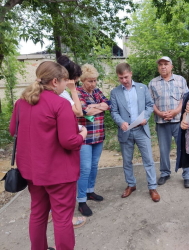Алексей Сидоров встретился с избирателями в Ленинском районе Саратова